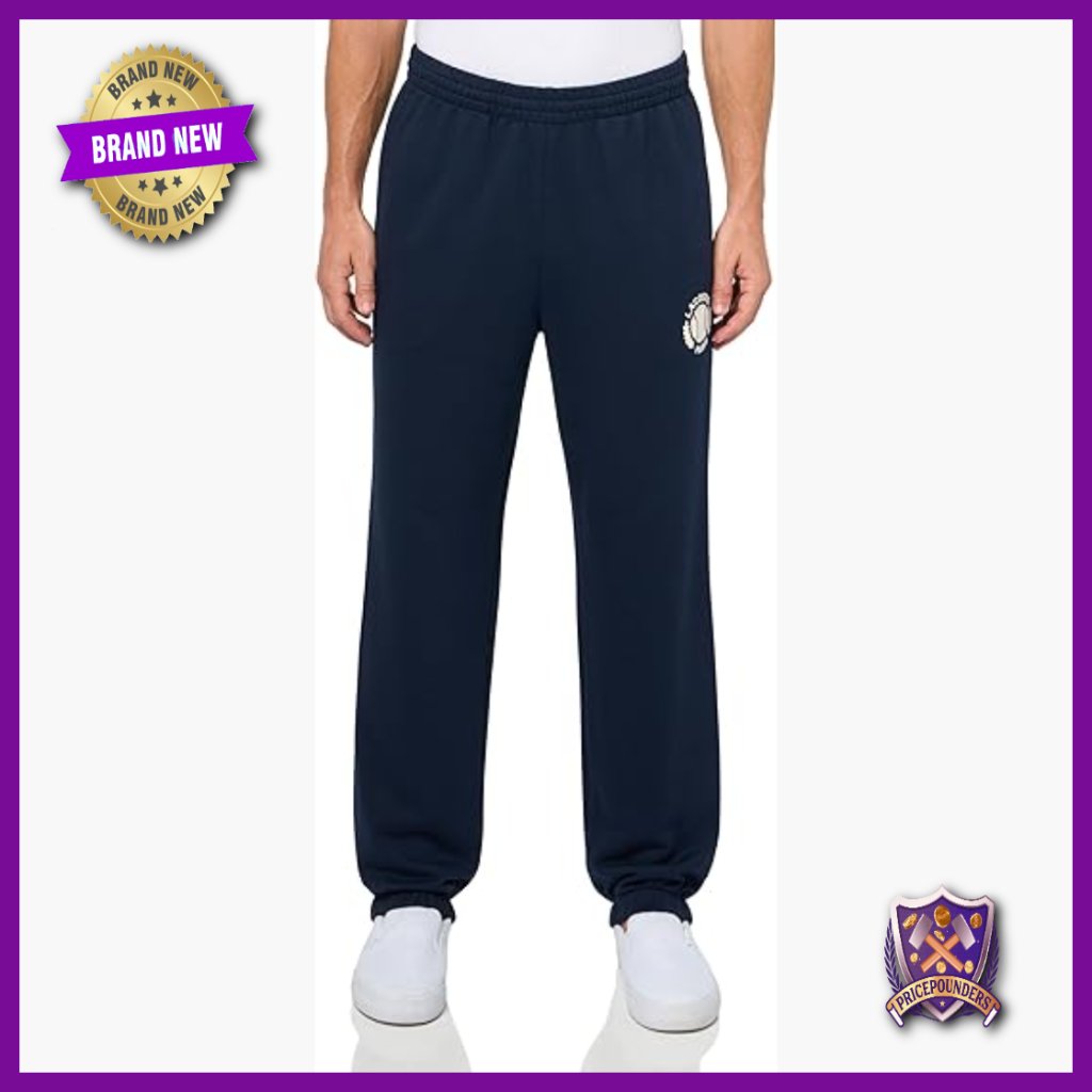 Men's Cotton Sweatpants With Tennis Print, Regular Fit, Athletic Casual